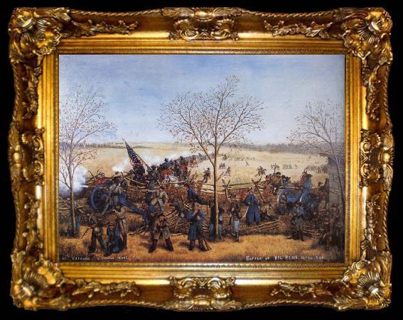 framed  Samuel J.Reader The Battle of the Blue October 22.1864, ta009-2